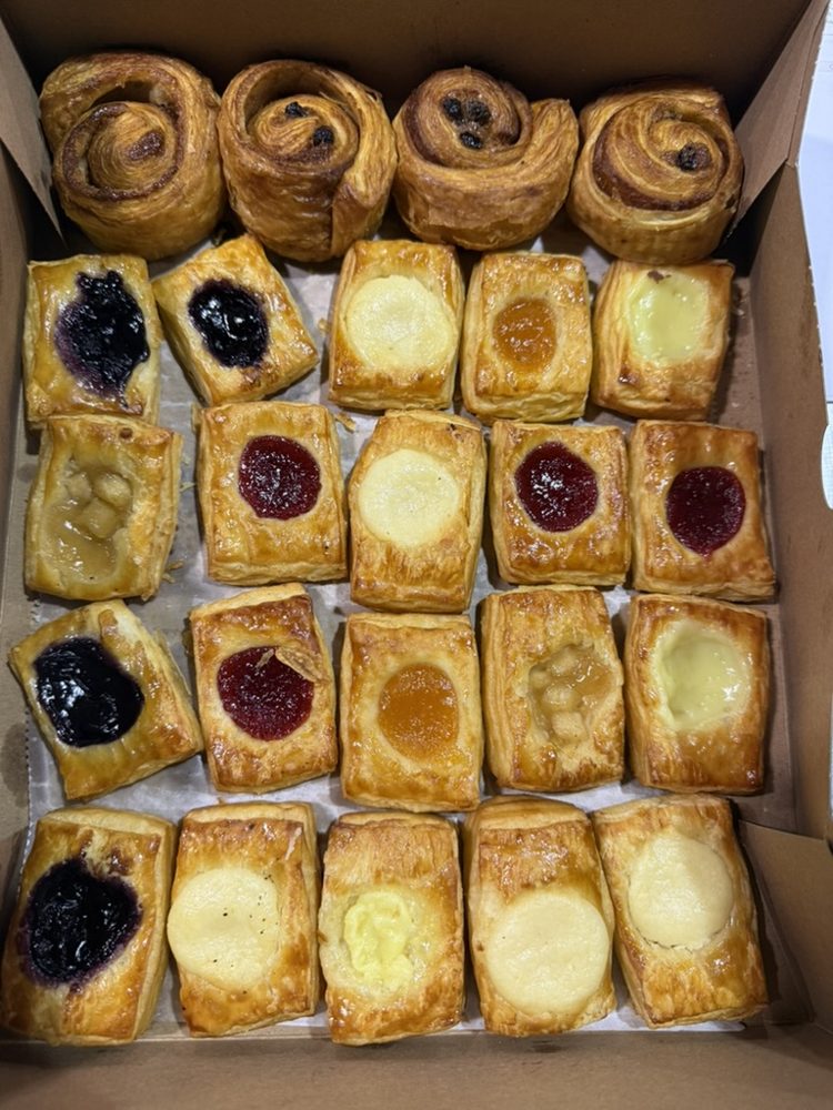 Mini danish and swirls